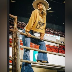 Wrangler Retro Premium Trumpet Flare Jeans